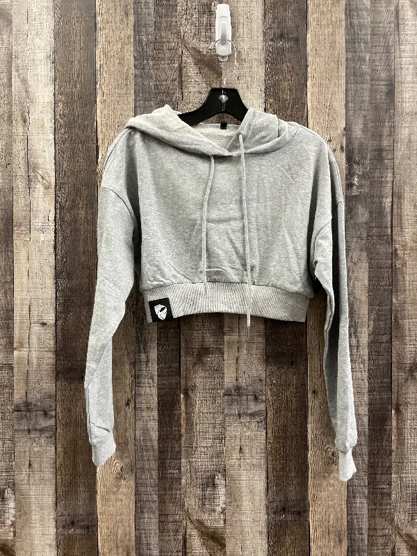 Women's Frayed Hem Sweatshirts-Athletic Sweatshirt Hoodie By Cme  Size: M