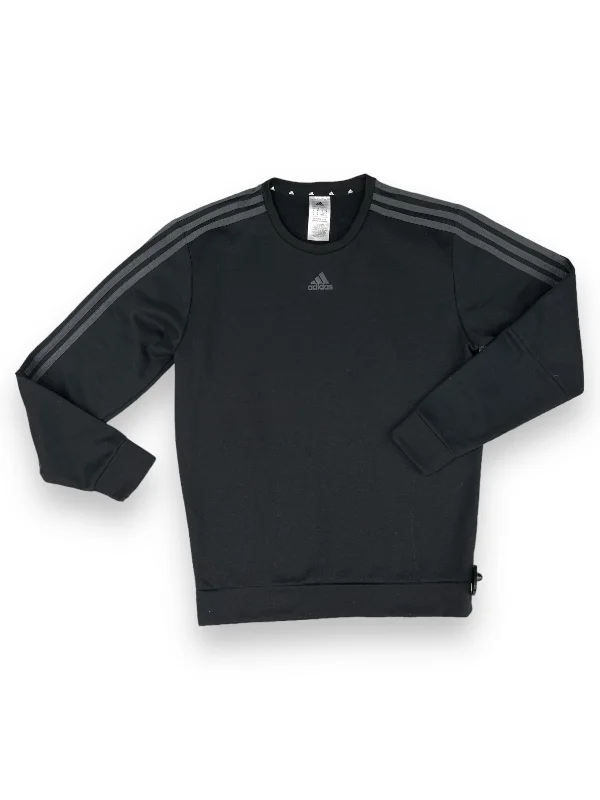 Women's Embellished Sweatshirts-Athletic Sweatshirt Crewneck By Adidas  Size: M