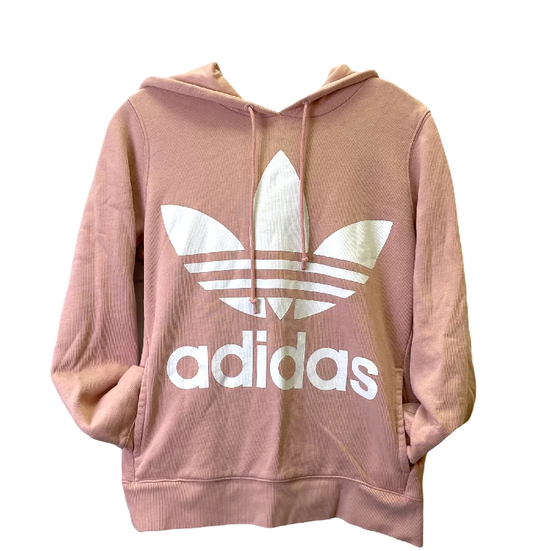 Women's Checkered Sweatshirts-Athletic Sweatshirt Hoodie By Adidas  Size: Xs