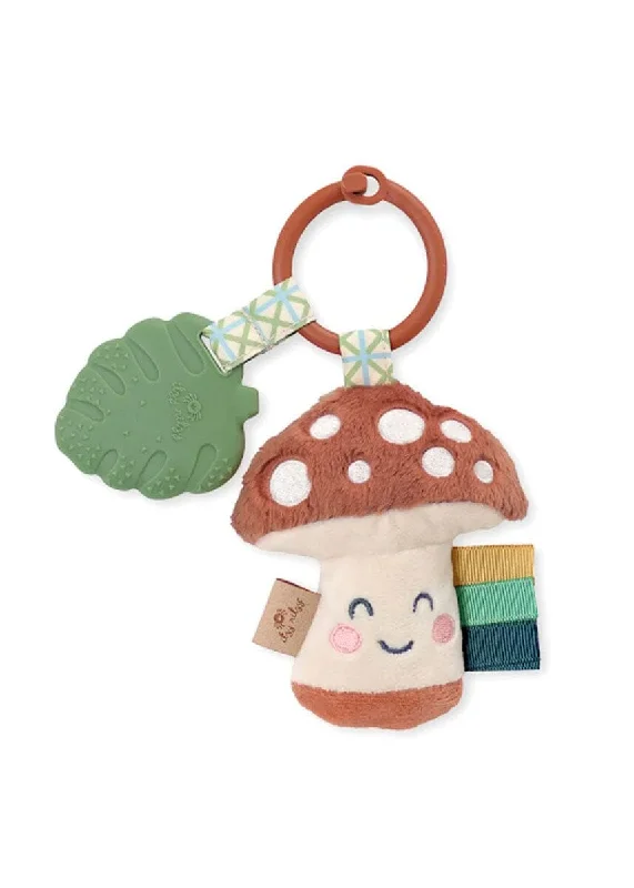 Women's Oversized T-Shirts-Itzy Pal™ Plush + Teether: Mushroom