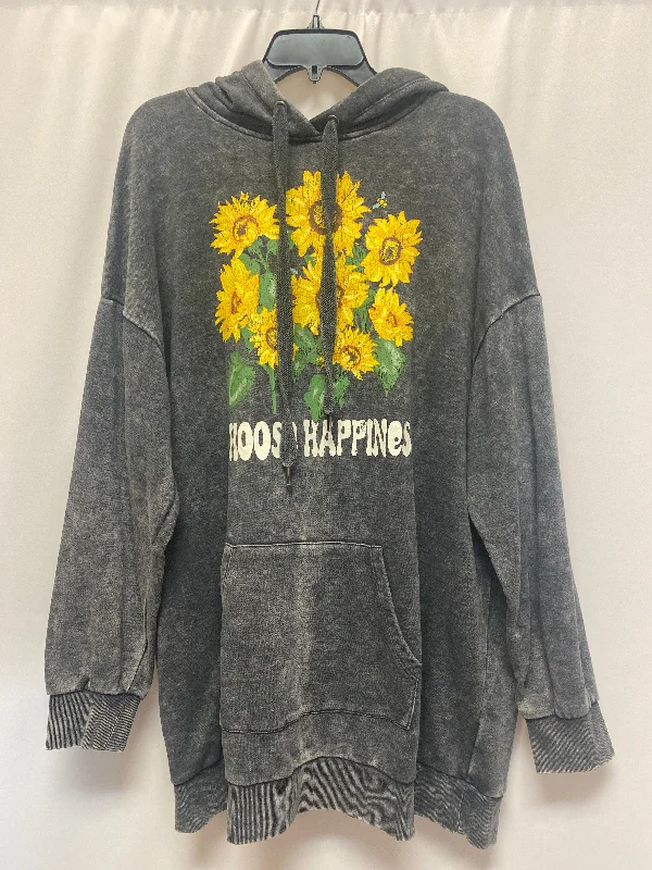 Women's Worn-In Sweatshirts-Sweatshirt Hoodie By No Boundaries  Size: Xxl