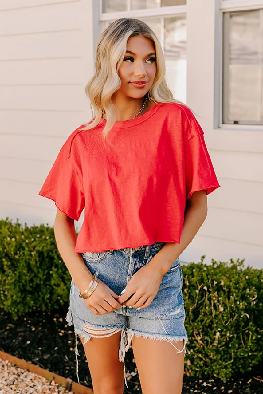 Women's Bow Sleeve T-Shirts-Easy Choice Shift Tee