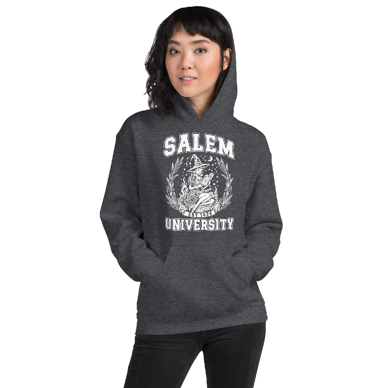 Women's Edgy Sweatshirts-Salem University Book Witch Unisex Hoodie