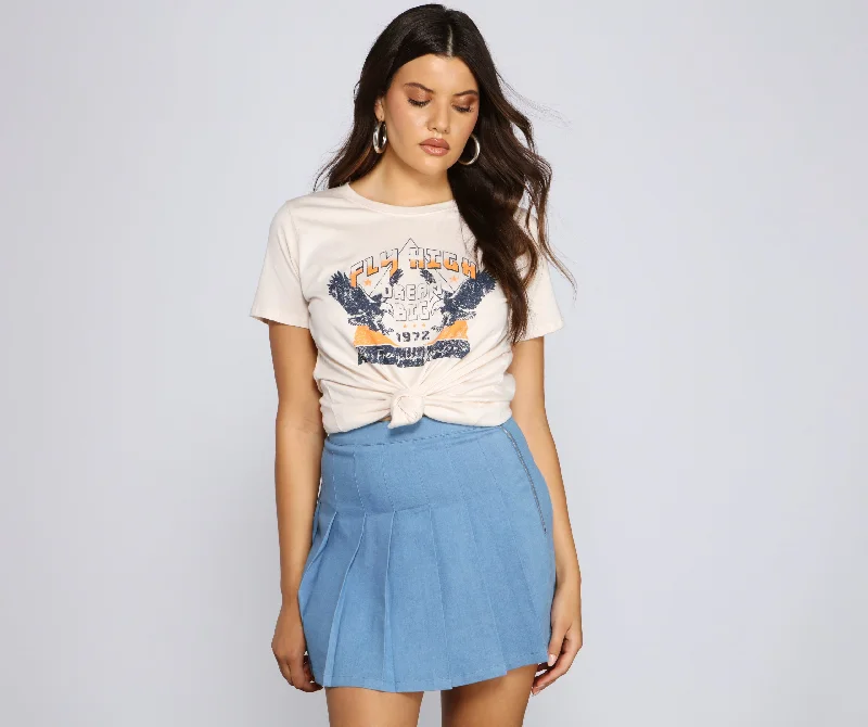 Women's Deconstructed T-Shirts-Dreamy Vintage Oversized Graphic Tee