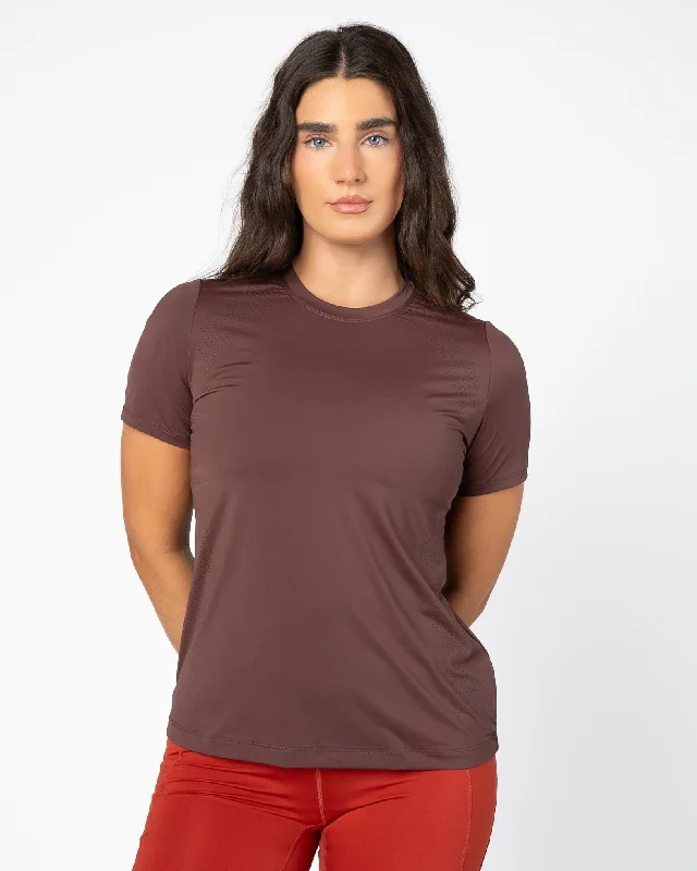 Women's Night Out T-Shirts-Laser Cut Tee - Fossil