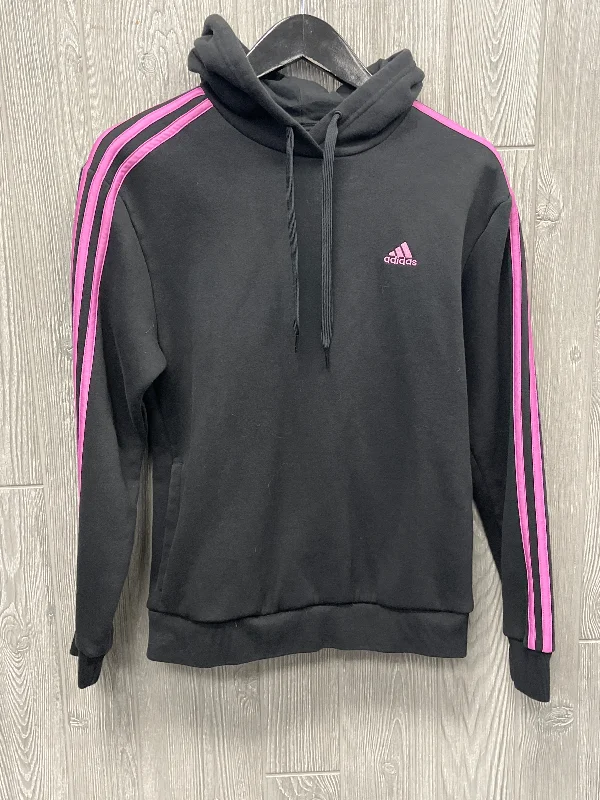 Women's Hem Detail Sweatshirts-Athletic Sweatshirt Hoodie By Adidas  Size: S