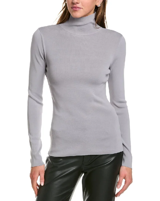 Women's Button-Front A-Line Pullovers-BCBGMAXAZRIA Mock Neck Pullover