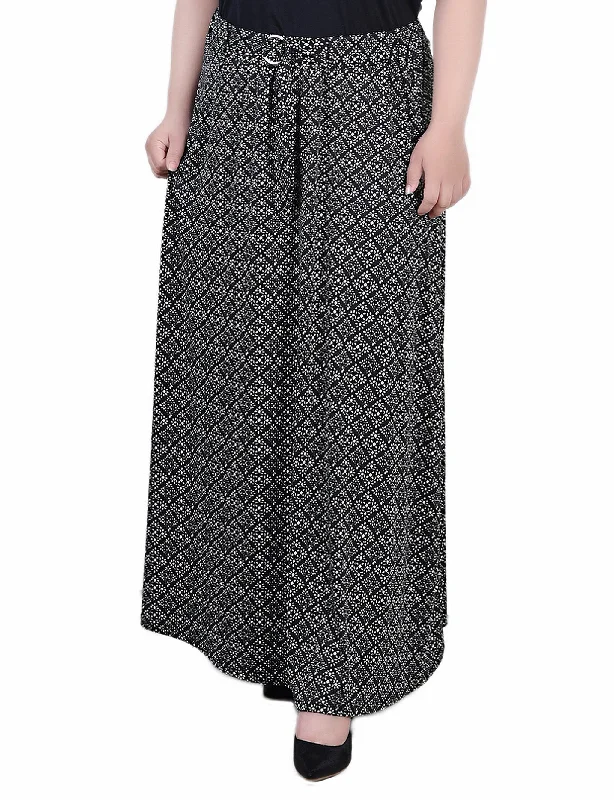 Women's Fleece A-Line Skirts-Plus Size Maxi Length Skirt