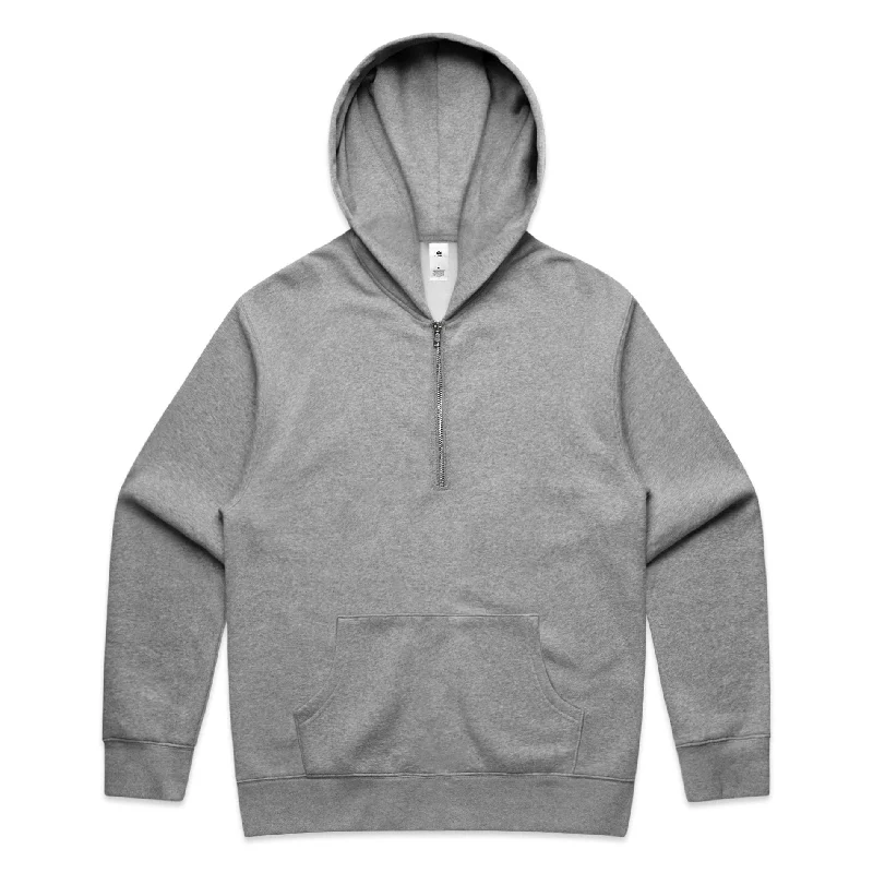 Women's Trendsetting Hoodies-Relax Half Zip Hood | ATHLETIC HEATHER