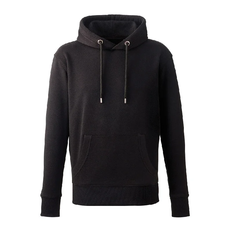 Women's Specialty Size Hoodies-Organic Anthem Hoodie | BLACK