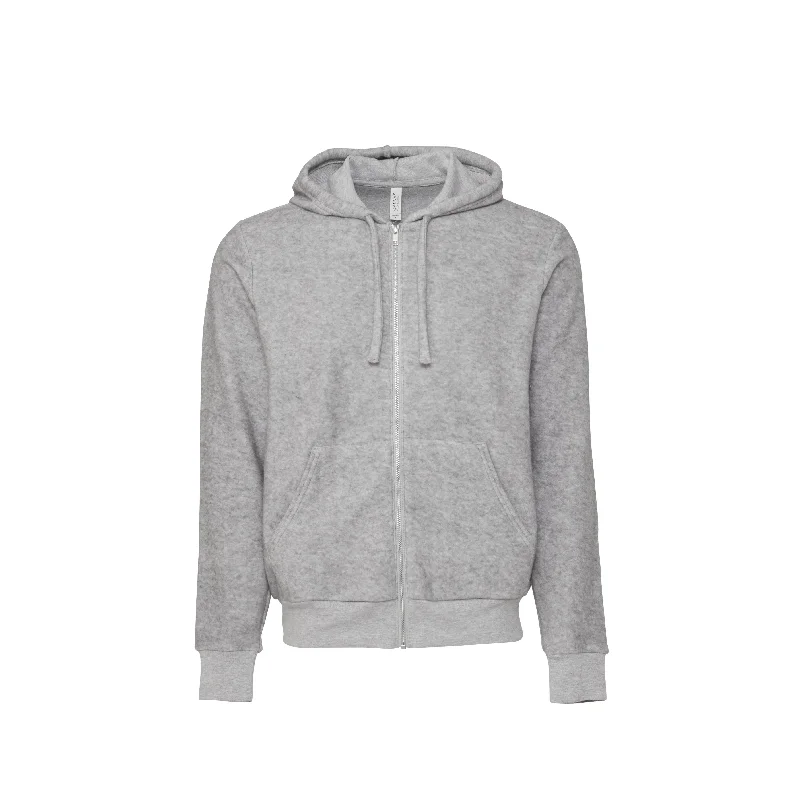 Women's Shimmer Hoodies-Unisex Sueded Fleece Full-Zip Hoodie | ATHLETIC HEATHER