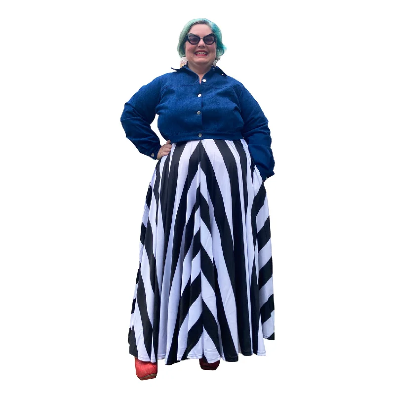 Women's Fleece Pencil Skirts-Plus Size Custom print floor length maxi skirts made to measure