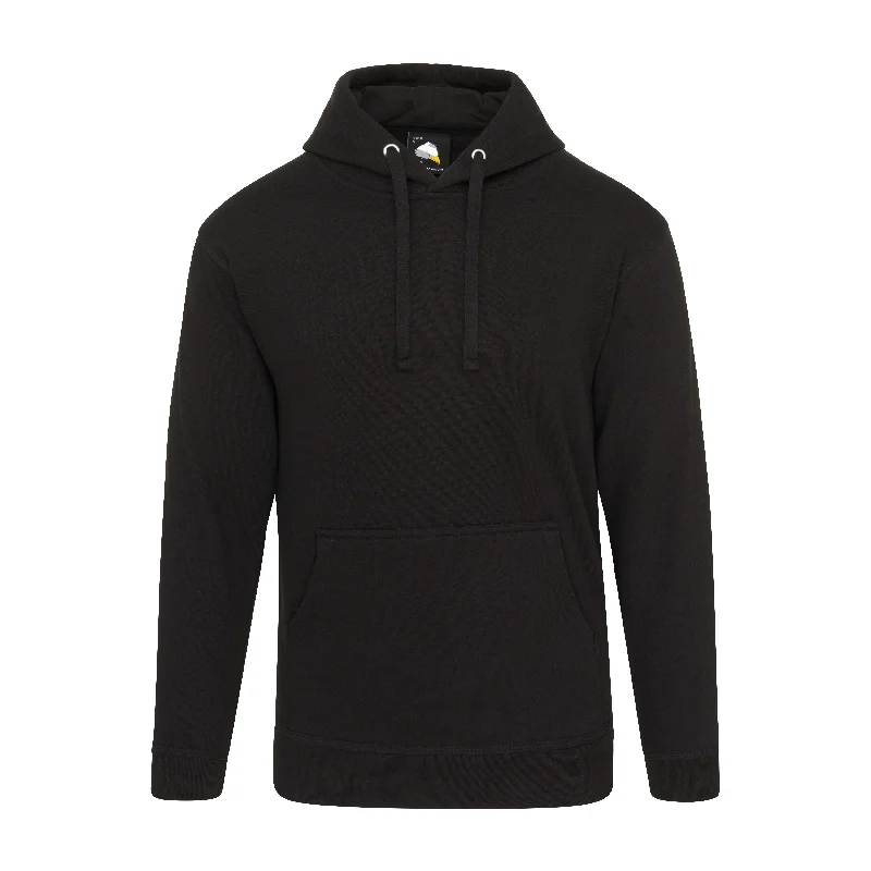 Women's Velvet Hoodies-Owl Workwear Hoodie | BLACK