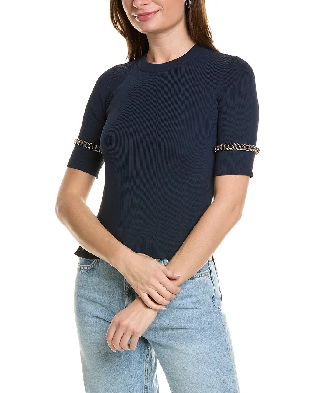 Women's High-Waisted A-Line Pullovers-Cedric Charlier Sweater