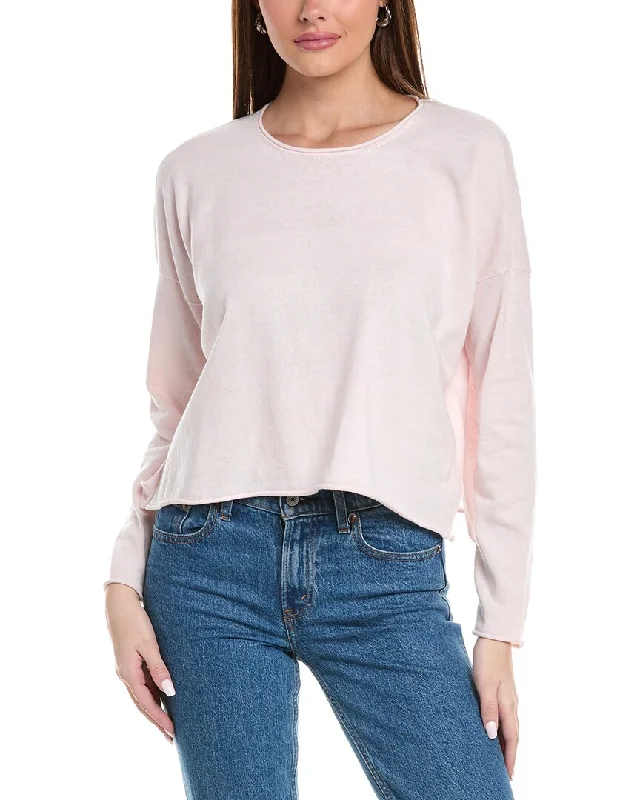 Women's Evening Pullovers-EILEEN FISHER Dropped-Shoulder Top