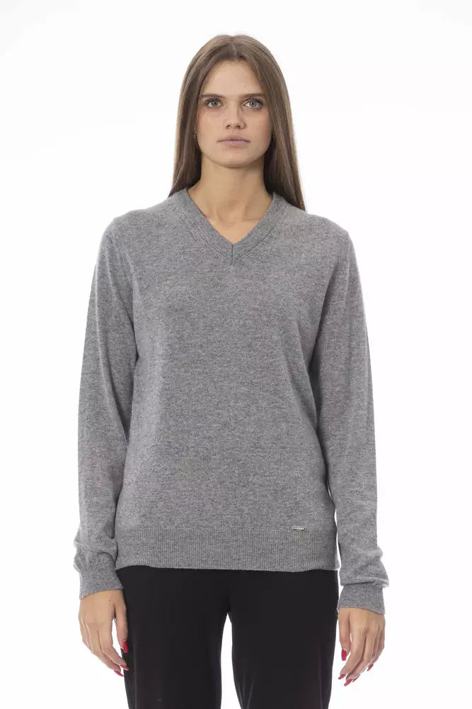 Women's Formal Pullovers-Baldinini Trend  Viscose Women's Sweater