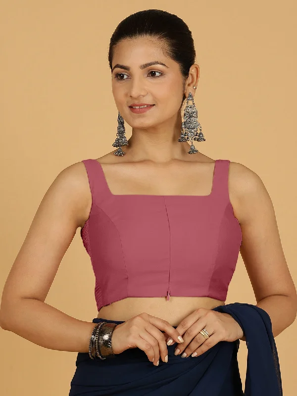 Nirma x Rozaana |  Saree Blouse in Rose Pink