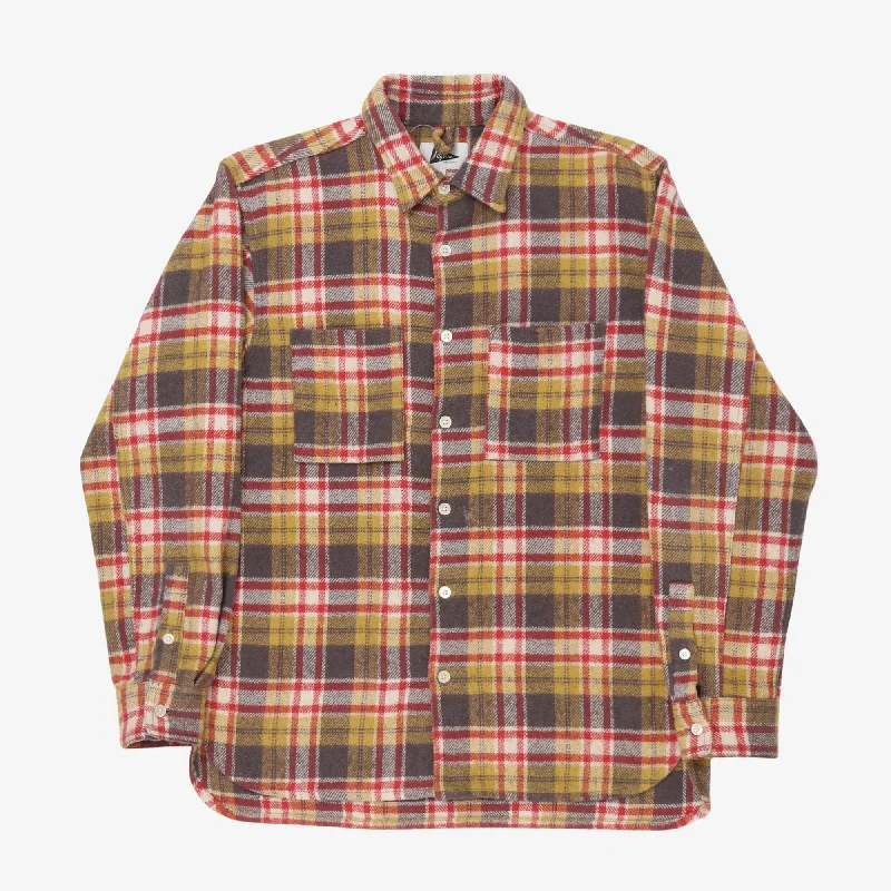 Women's Silk Floral Pullovers-Flannel Shirt