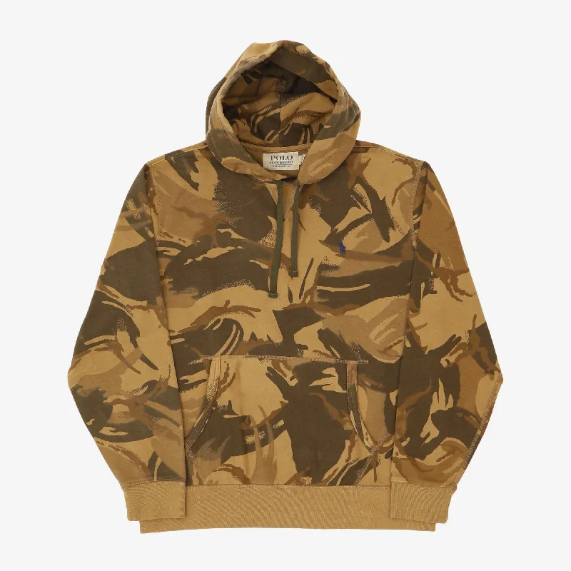 Women's Textured Floral Pullovers-Denim and Supply Camo Hoodie