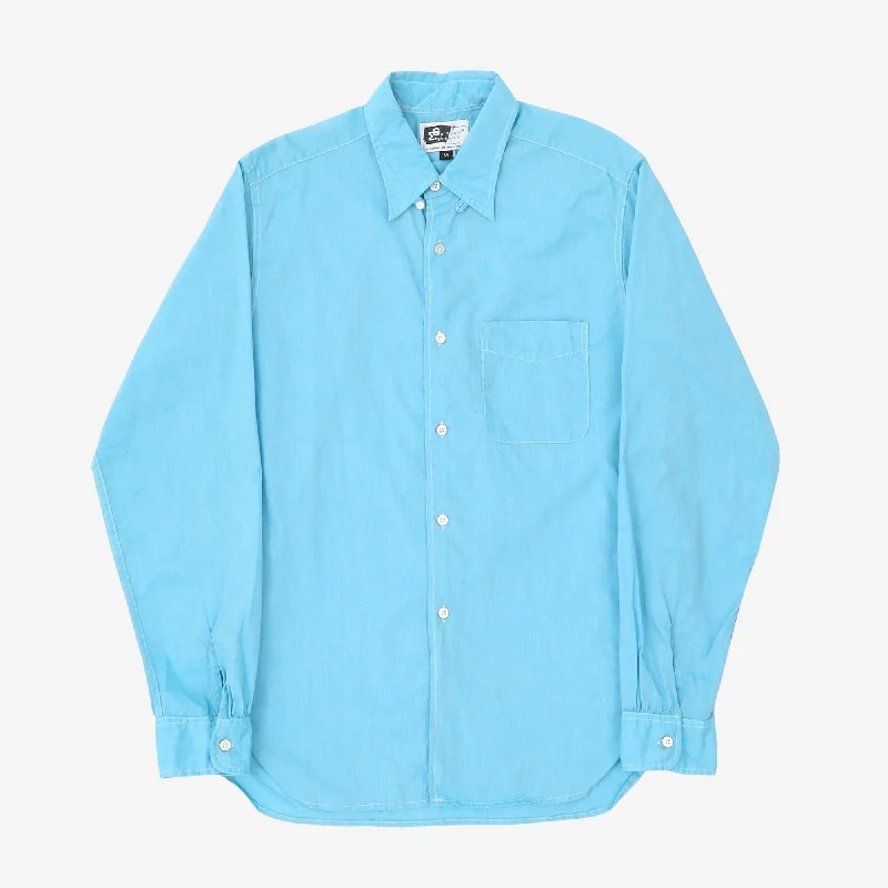 Women's Striped Pullovers-Chambray Shirt