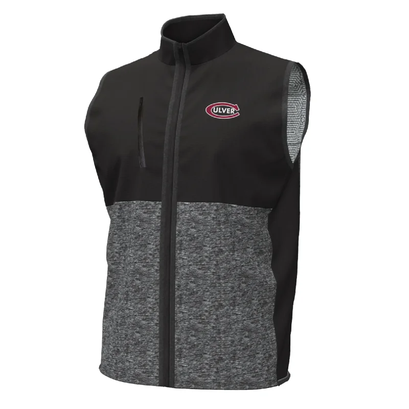 Women's Button-Front Pleated Pullovers-Under Armour Gameday ColdGear Survivor Vest - Black