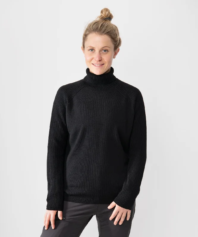 Women's Waterproof Pullovers-W's Après Merino High Neck