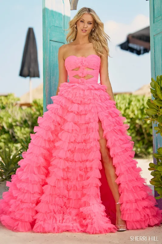 Women's Casual Garden Party Dresses-Sherri Hill 56067