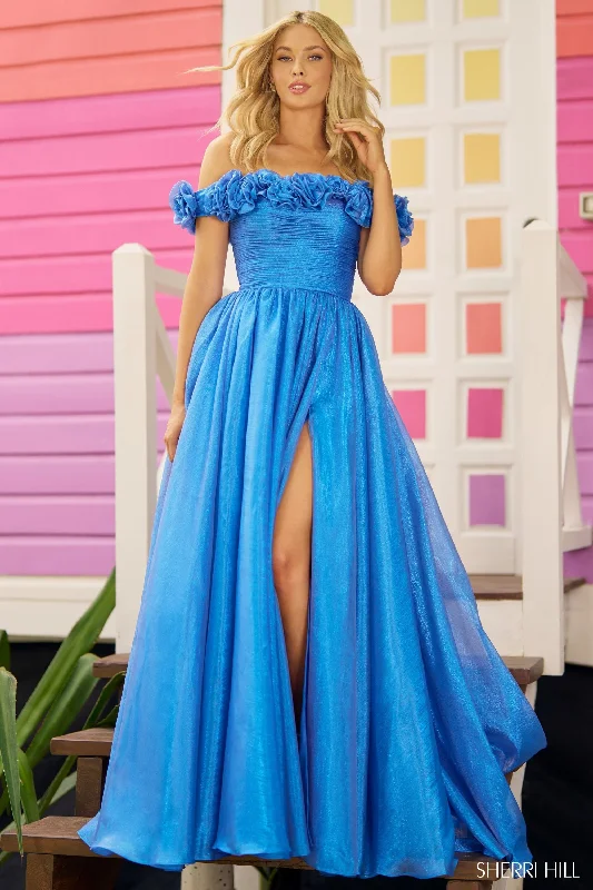 Women's Casual Flowy Dresses-Sherri Hill 56194