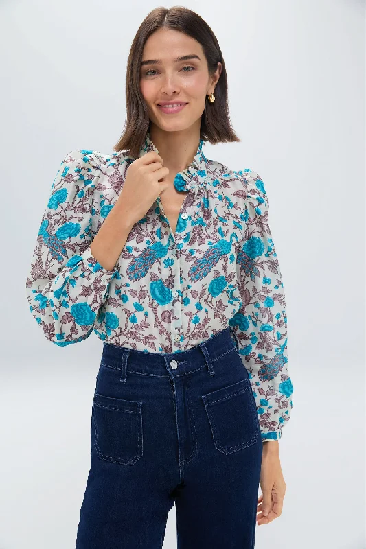 White Peacock Annabel Plume Blouse