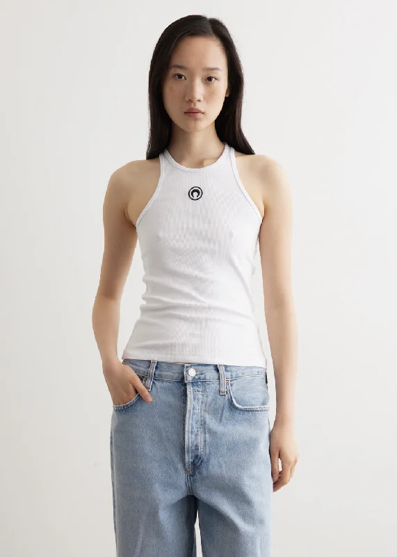 Women's Acid Wash T-Shirts-Organic Cotton Rib Tank Top