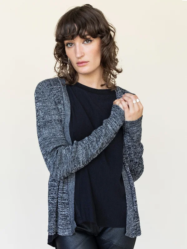 Women's Animal Print Cardigans-Galaxy Knit Cardigan