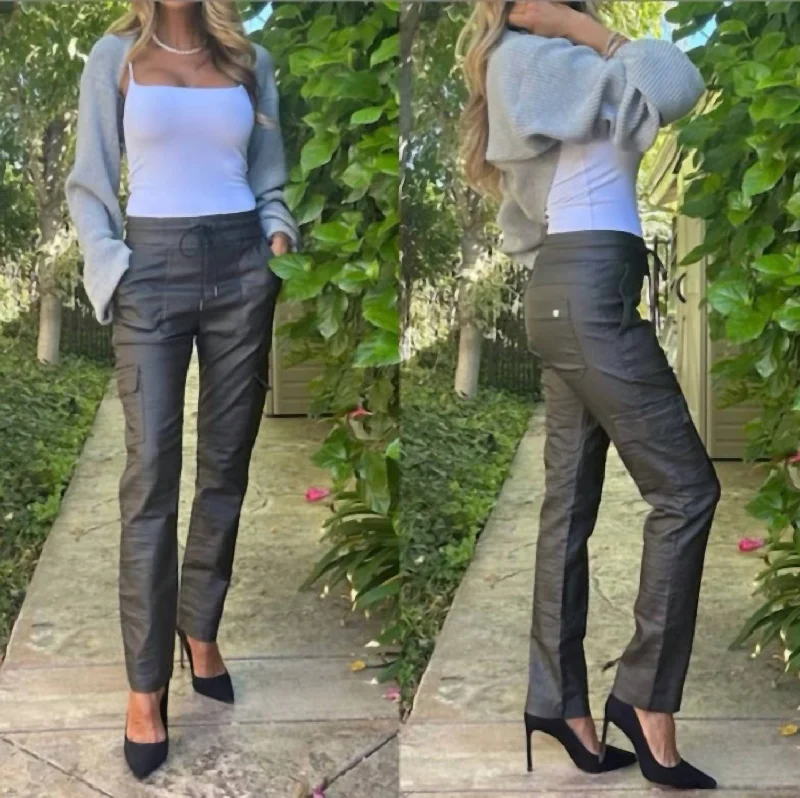 Women's Boho Pants-Ali Pant In Gray Vegan