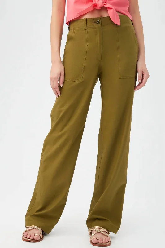 Women's Chic Pants-Antonia Pant In Sage