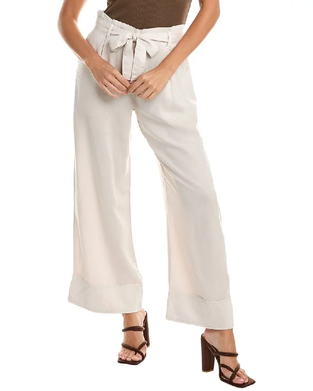 Women's Shimmer Pants-Bella Dahl Paper Bag Waist Wide Leg