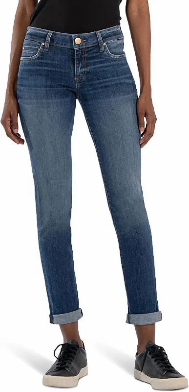 Women's Ripped Pants-Catherine Boyfriend Jeans In Dashing