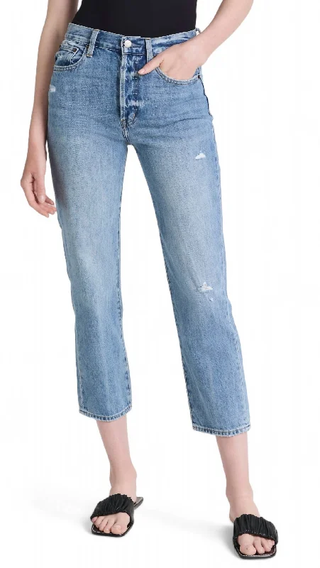 Women's Retro Pants-Charlie High Rise Jean In Ventura