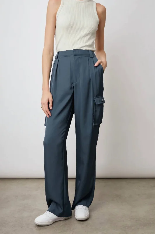 Women's Professional Pants-Harlow Pant In Deep Sea