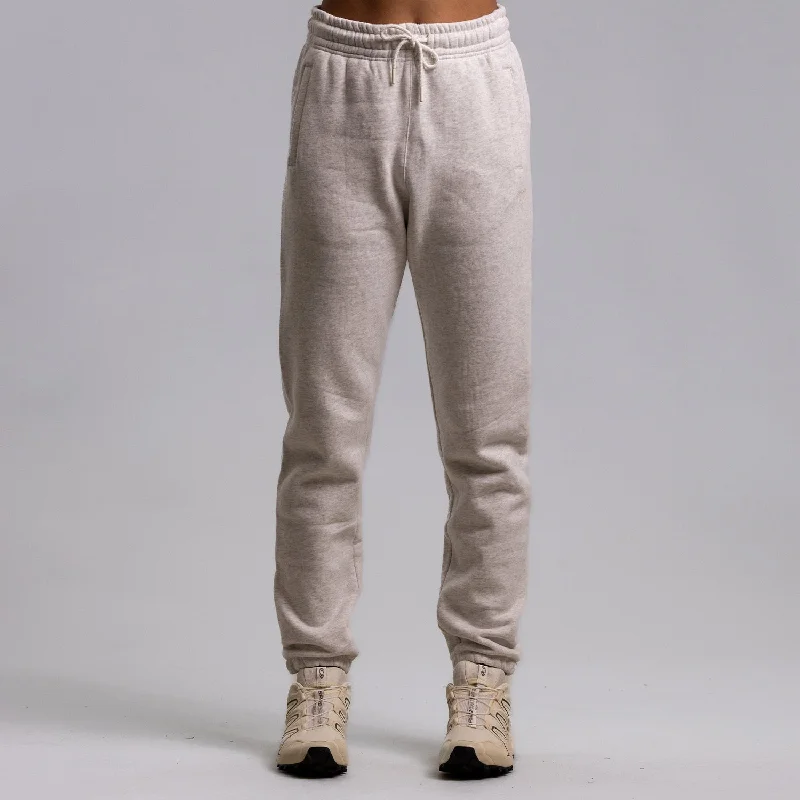 Women's Wrap Pants-Italic Block Track Pant Women's WHITE MARLE