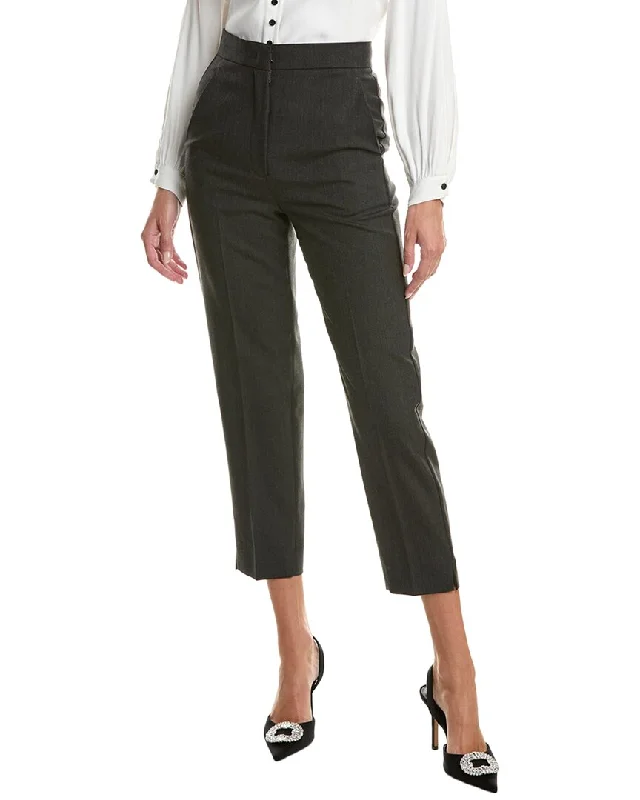 Women's Sleep Pants-Max Mara Mira Wool, Mohair & Silk-Blend Trouser