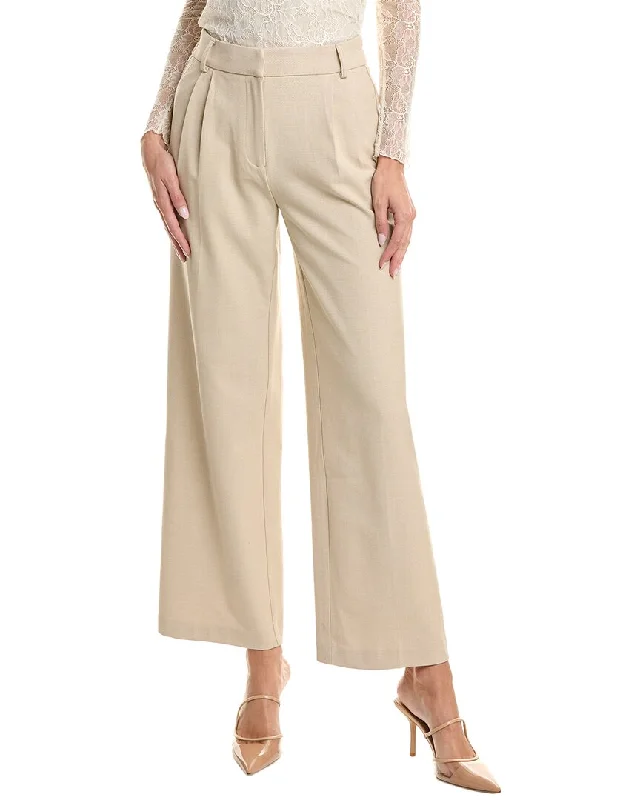 Women's Elastic Cuff Pants-Nanette Nanette Lepore Pleated Pant