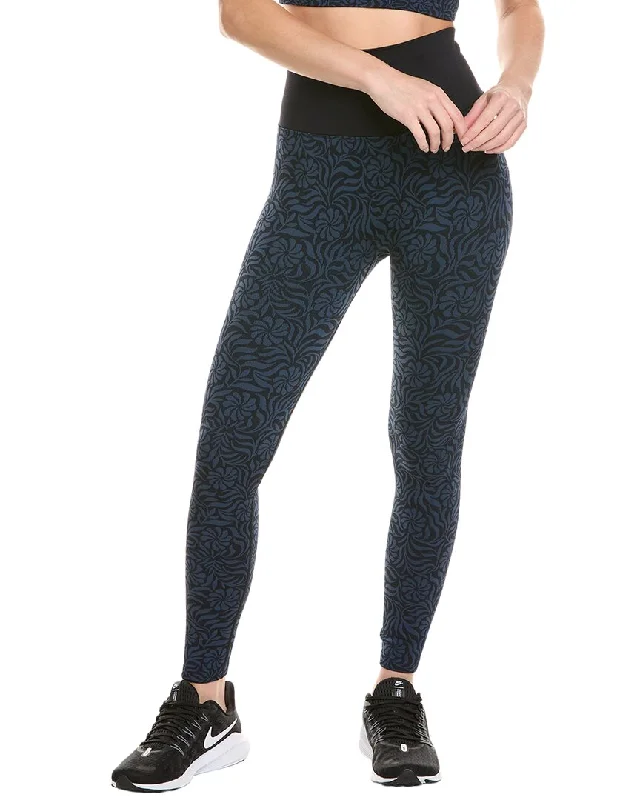 Women's Active Pants-Spiritual Gangster Seamless Jacquard 7/8 Legging