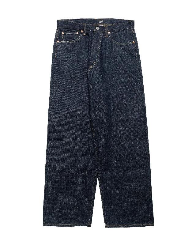 Women's Layered Pants-The Corona Utility CP005 W05 5Pocket 14oz Selvedge Denim Indigo Blue