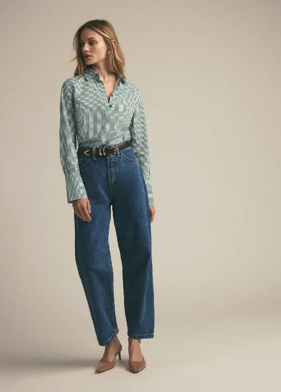 Women's Pull-On Pants-THE NIKKI MID RISE BARREL