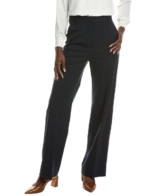 Women's Work Pants-Weekend Max Mara Orbita Wool-Blend Trouser