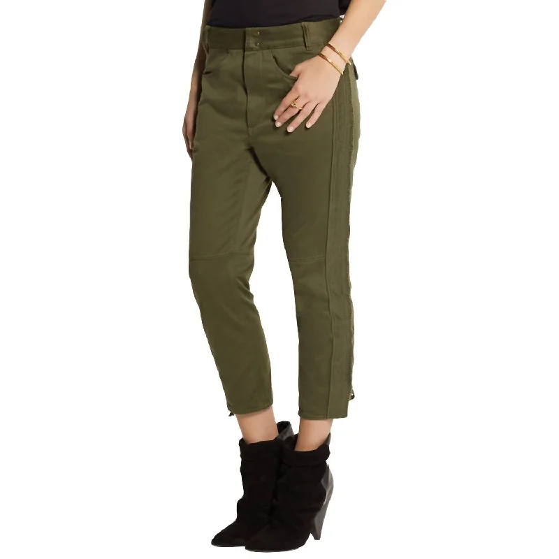 Women's Cool Pants-Women's Jessie Cropped Pants In Khaki